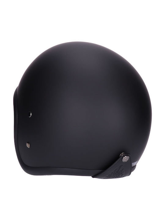 Roeg Matte Black Motorradhelm Jet ECE 22.05 950gr mit Sonnenblende