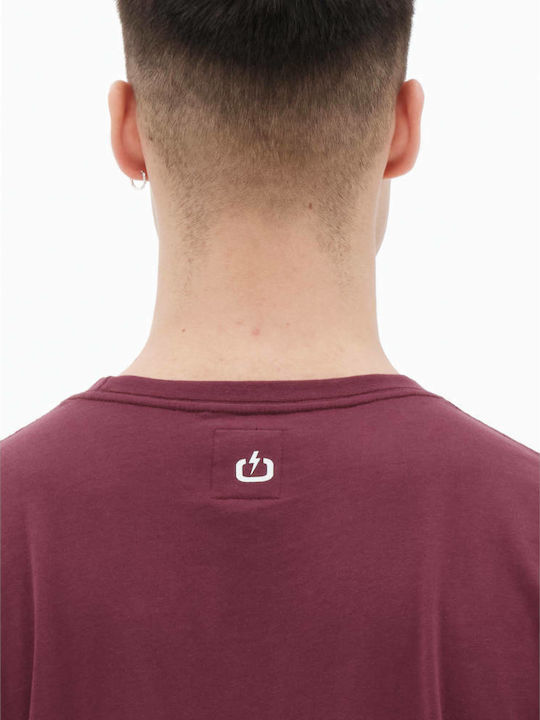 T-Shirt Burgundisch
