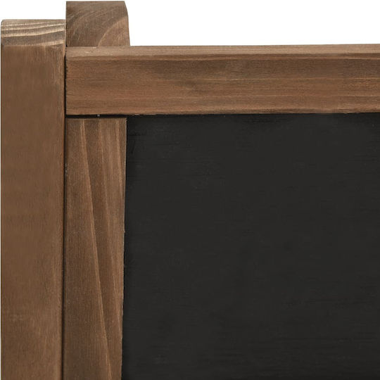 vidaXL Pot Rack Wooden Brown 40cmx30cm / 90cmx90cmcm.