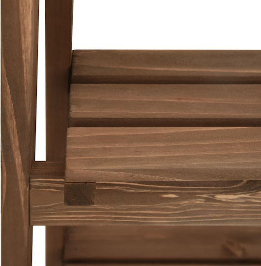 vidaXL Pot Rack Wooden Brown 40cmx30cm / 90cmx90cmcm.