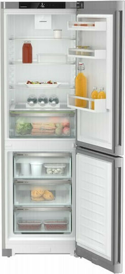 Liebherr Combină frigorifică 330lt NoFrost Î185.5xL59.7xA67.5cm. Inox Pure