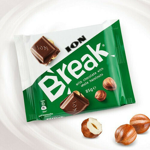 ION Break Σοκολάτα Γάλακτος Φουντούκι 85gr