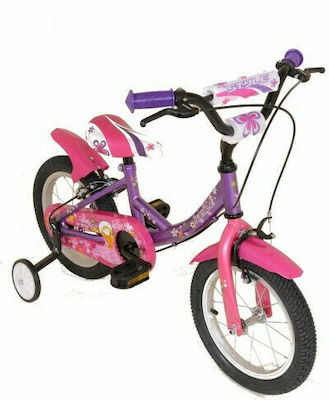 Style Mascot 18" Kids Bicycle BMX Purple