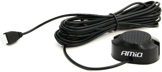 AMiO Car Parking System with Buzzer and 8 Sensors in White Color