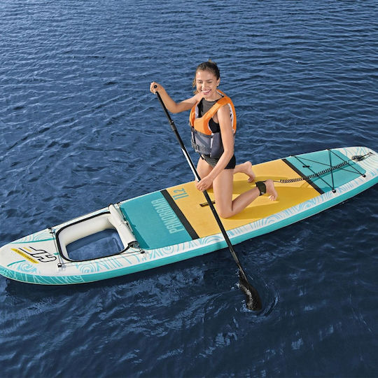 Bestway Hydro Force Panorama Φουσκωτή Σανίδα SUP με Μήκος 3.4m Πολύχρωμη