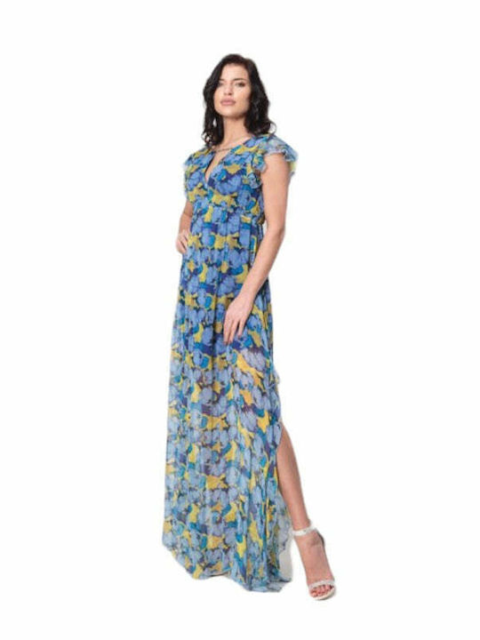 Maxi dress with floral print PROIBITIVO