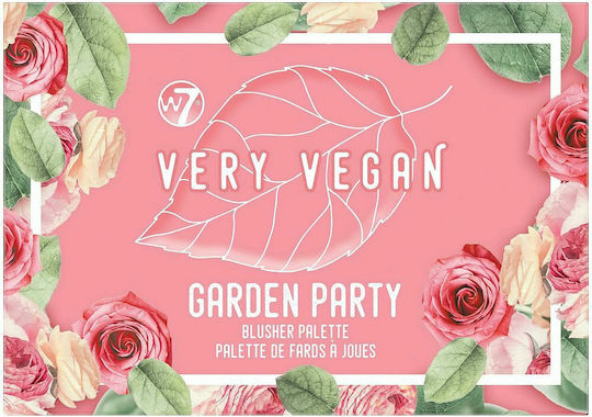 W7 Cosmetics Very Vegan Garden Party Παλέτα με Σκιές Ματιών σε Στερεή Μορφή Πολύχρωμη 15gr