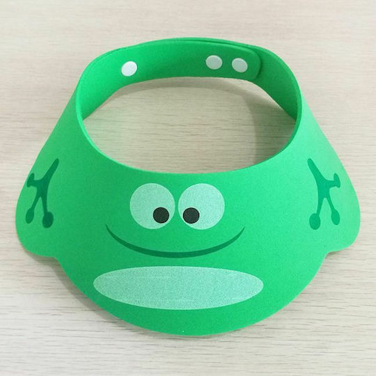 Protective Bath Hat Frog Green 1pcs