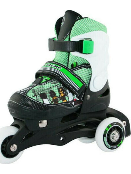 Nils NJ9128 Inline Αυξομειούμενα Rollers Πράσινα Παιδικά