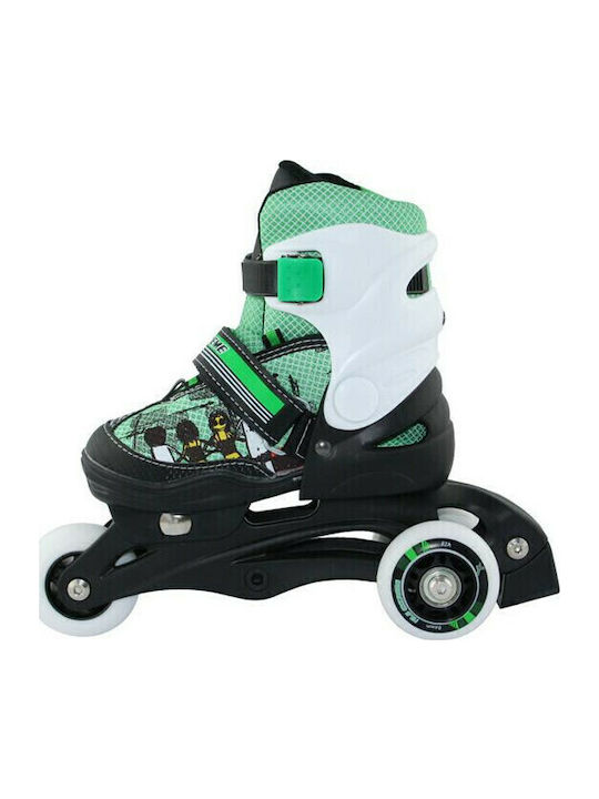 Nils NJ9128 Inline Αυξομειούμενα Rollers Πράσινα Παιδικά