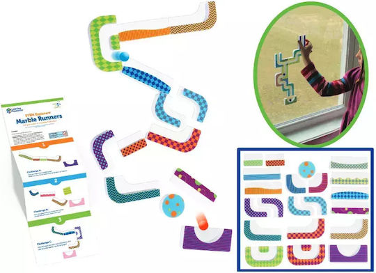 Learning Resources Jucărie de Construcție din Plastic Marble Runners pentru Copii 5+ ani+ Ani