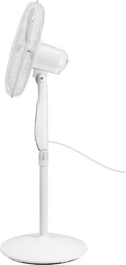 Goobay Ventilator Sockel 45W Lüfterdurchmesser 40cm mit Fernbedienung Weiß
