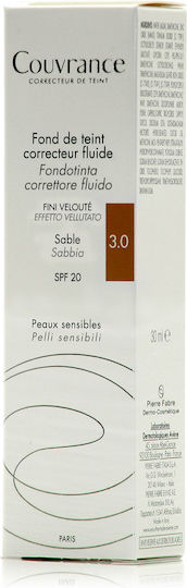 Eau Thermale Avène Couvrance Liquid Make Up SPF20 3.0 Sable 30ml