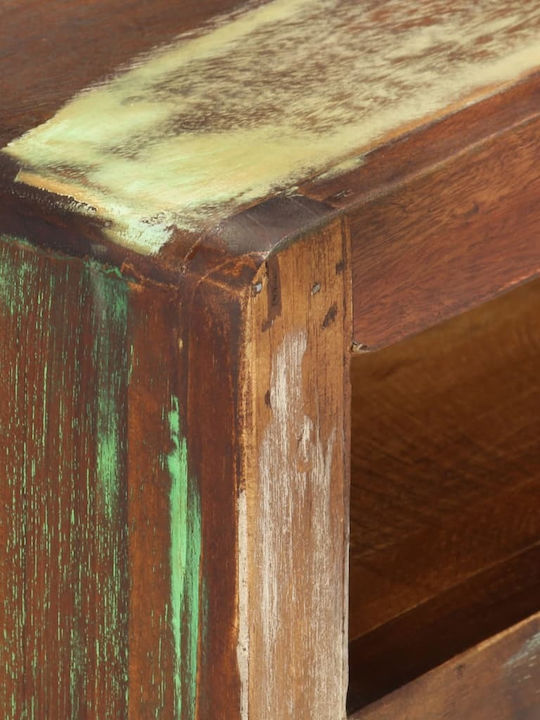 TV Stand from Solid Wood Multicolour L110xW30xH40cm