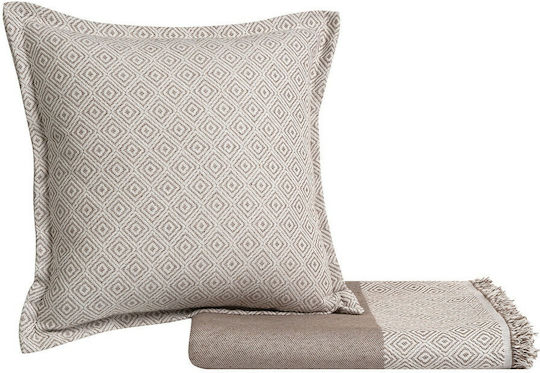 Madi Enigma Zweisitzer-Sofa Überwurf 170x250cm Braun ENIGMA Braun-2TH