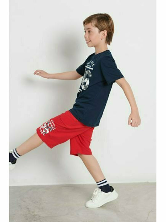 Kids' Set with Shorts Summer 2pcs Navy Blue