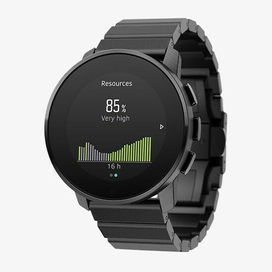 Suunto 9 Peak Titan 43mm Rezistent la apă Smartwatch cu Pulsometru (Full Titanium Black)