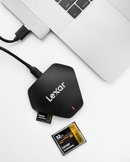 Lexar Professional Card Reader USB 3.0 για SD/microSD/CompactFlash
