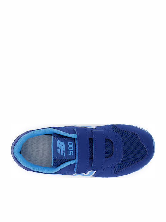 500 Kids Sneakers with Scratch Blue
