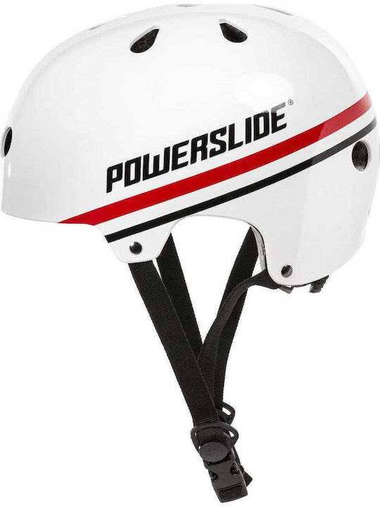 Powerslide Pro Urban Stripe Helmets for Rollers White