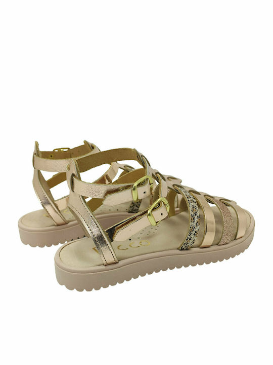 Kinder Sandalen Anatomisch Gold