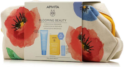 Apivita Blooming Beauty Aqua Beelicious Oil-Free Hydrating Σετ Περιποίησης με Κρέμα Προσώπου και Serum