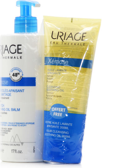 Uriage Xemose Skin Care Set for Facial Cleaning & Body Cleaning