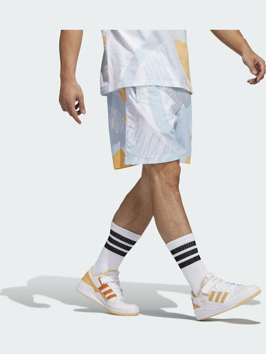 Sportliche Herrenshorts Sky Tint / Acid Orange