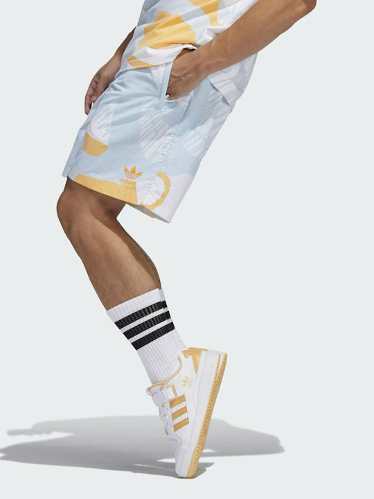 Sportliche Herrenshorts Sky Tint / Acid Orange