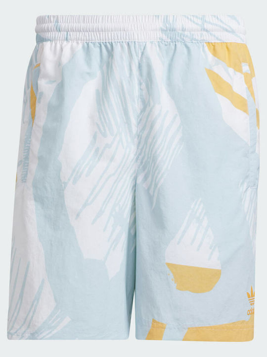 Sportliche Herrenshorts Sky Tint / Acid Orange