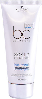 Schwarzkopf Professional BC Bonacure Scalp Genesis Шампоан за Мазнинест Коса 200мл