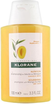 Klorane Mango Nourishing Shampoos Reconstruction/Nourishment for Dry Hair 75ml