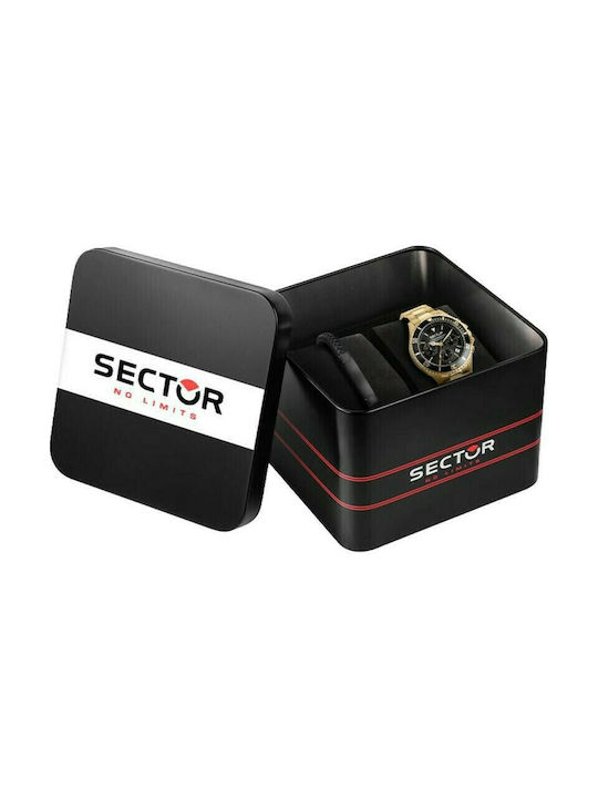 Sector Watch Battery with Date Display