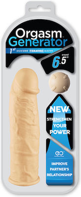 Nanma Orgasm Generator Vibrating Silicone Sleeve Flesh 16cm