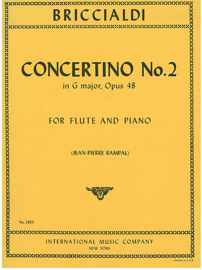 International Music Company Briccialdi - Concertino No.2 In G Major Op.48 für Klavier / Blasinstrumente