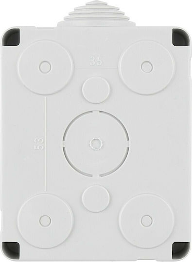 Vimar Plana Surface Mounted Electrical Box IP40 in Gray Color