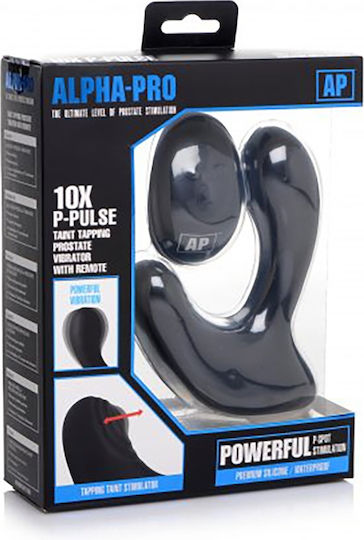 XR Alpha PRO Anal Plug with Wireless Functionality and Vibration Black