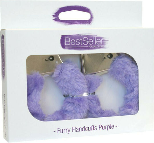 Toyz4lovers Bestseller Handcuffs With Fur Белезници в Лилав Цвят