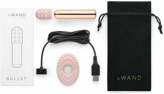 Le Wand Chrome Bullet Vibrator Geschoss 7.9cm Rose Gold