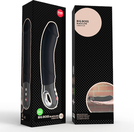 Fun Factory Big Boss Black Line Klassisch Vibrator 23cm Black