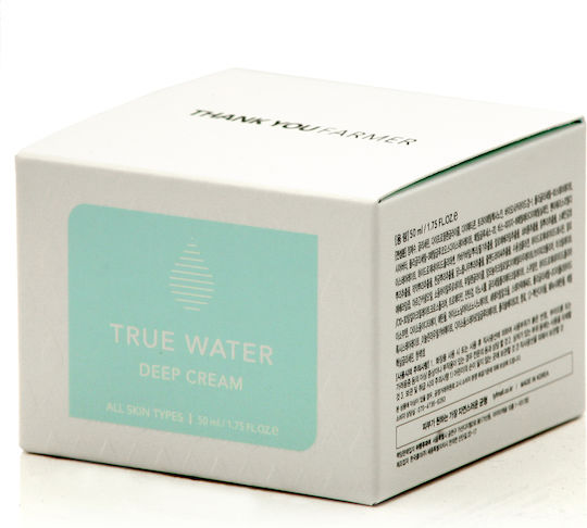 Thank You Farmer True Water 24ωρη Ενυδατική Κρέμα Προσώπου με Υαλουρονικό Οξύ 50ml