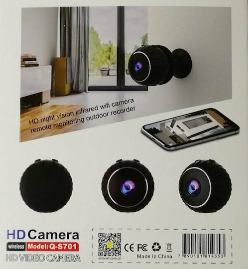 Andowl Q-S701 IP Überwachungskamera Wi-Fi HD 720P Batteriebetrieben