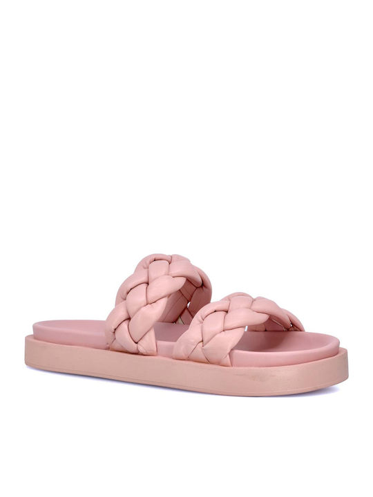 Artemis Flache Sandalen für Damen in Rosa Farbe
