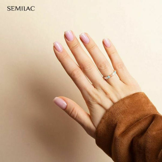 Semilac Classic Ημιμόνιμο Βερνίκι Νυχιών 582 Natural Rose 7ml