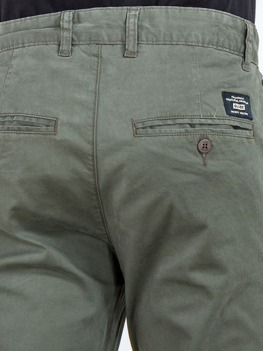 Goodstock Παντελόνι Chino σε Slim Εφαρμογή Χακί