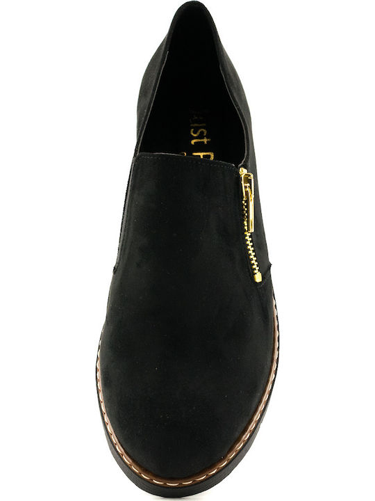 Damen Slip-Ons Total Schwarz