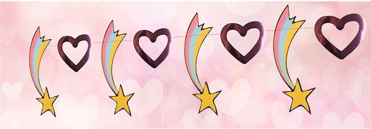Carnival Garland Pink Gold made of Metal 1pcs