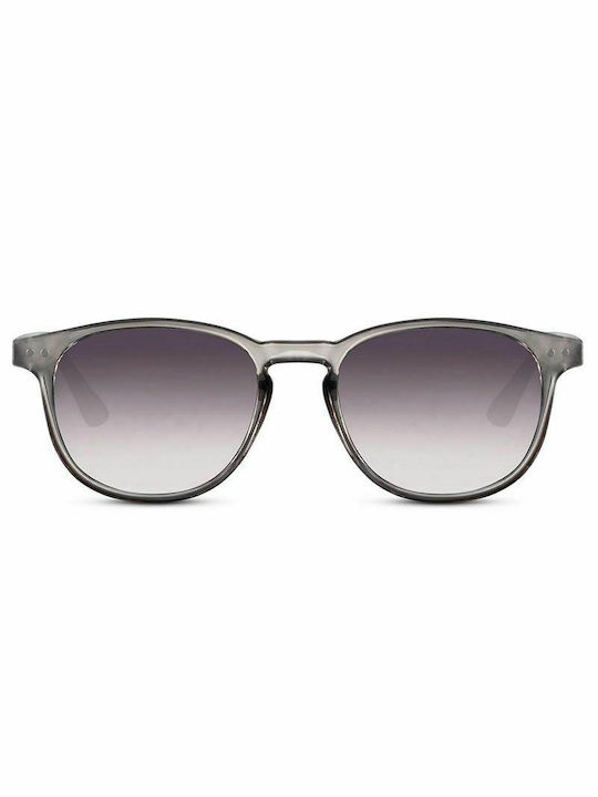 Solo-Solis Men's Sunglasses with Gray Metal Frame and Gray Gradient Lenses NDL6072