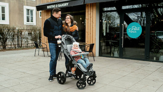 Lionelo Annet Plus Baby Stroller Suitable for Newborn Gray 10.36kg
