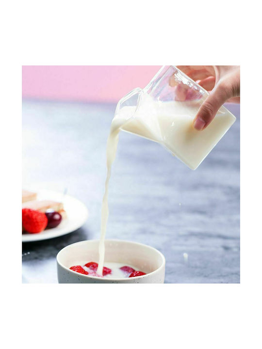 Milchkanne zum Servieren Glas in Transparent Farbe 1Stück
